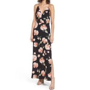 Lush surplice floral dress